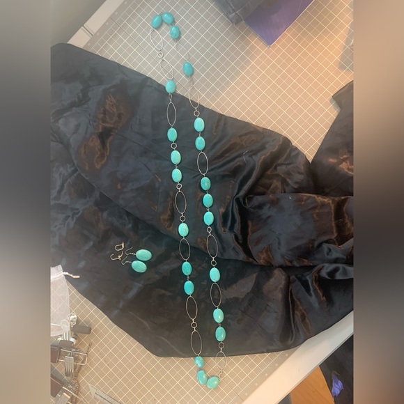 Turquoise necklace set - Picture 2 of 5